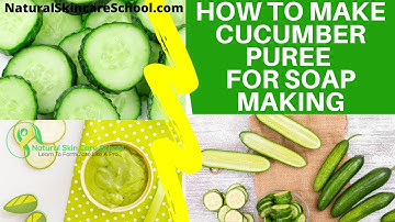 How To Puree Cucumber For Cold Process Soap Using All Clad Immersion Blender ⏲️Time Stamps Included