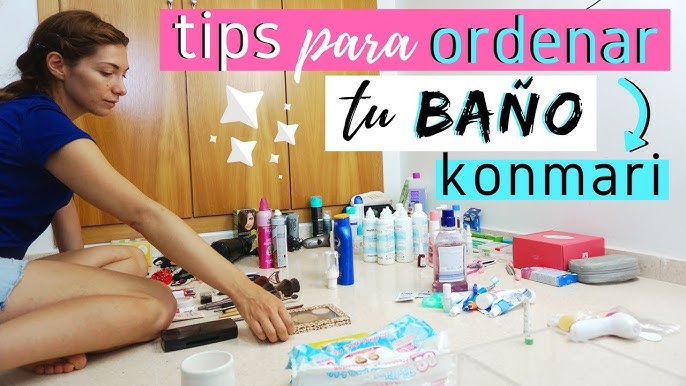 Cómo ordenar el baño como lo haría Marie Kondo