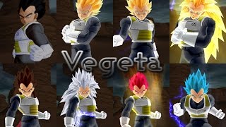 Vegeta FNF all form (HQ)|Dragon Ball Z Budokai Tenkaichi 3