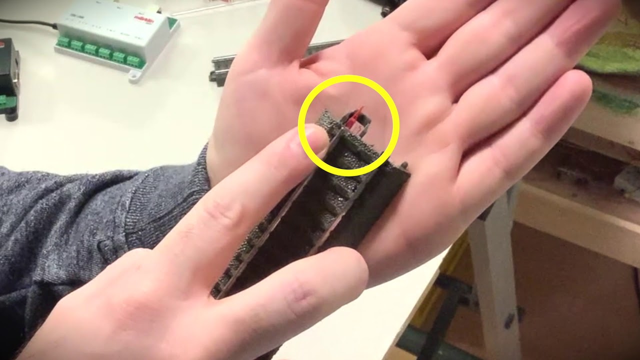 Kontaktgleis selbst bauen - Märklin C-Gleis Kontaktgleis