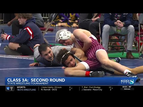 Iowa high school wrestling: Class 3A highlights from Day 1 of state wrestling tournament