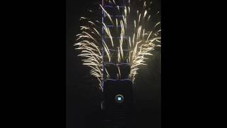 2015 Taipei 101 New Year Fireworks Show
