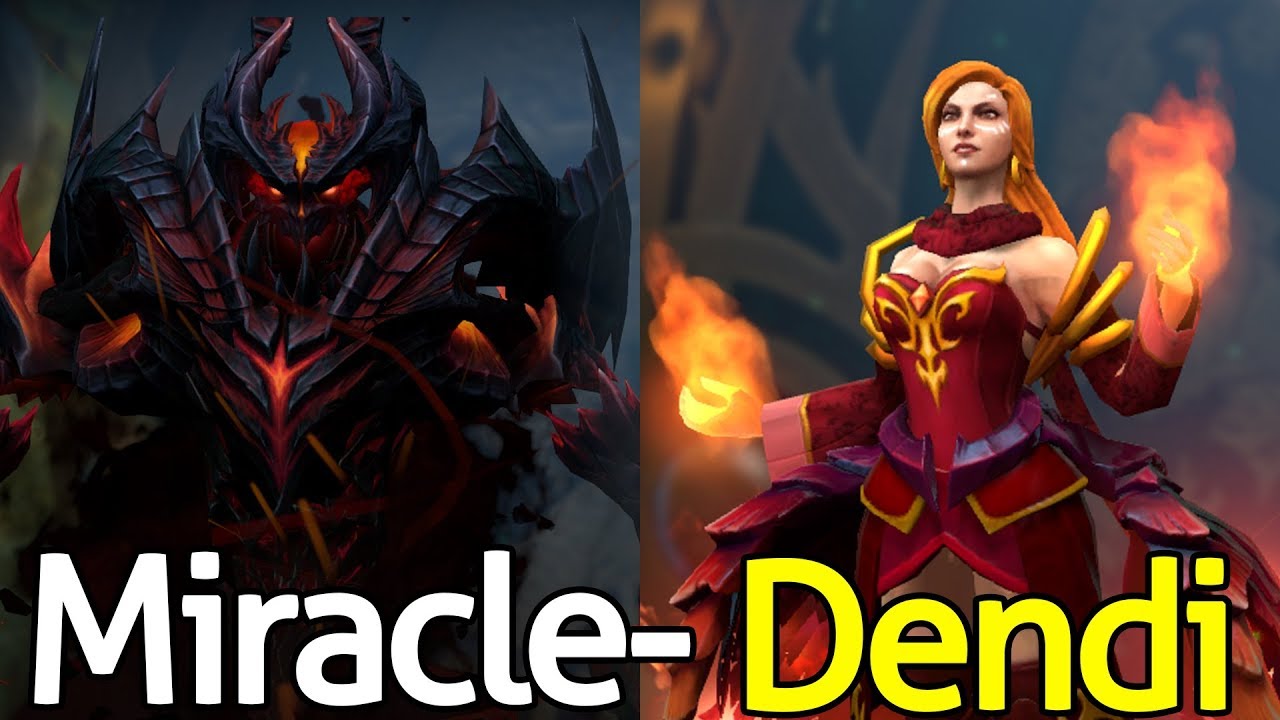 Miracle Shadow Fiend Vs Dendi Lina Dota 2 Faceit League