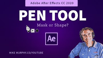 After Effects CC 2020: Pen Tool Mask & Shape Cursor Icons