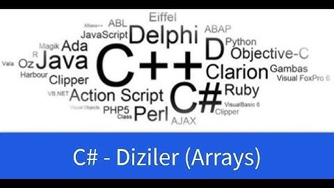 C# Programlama (Diziler - Arrays)