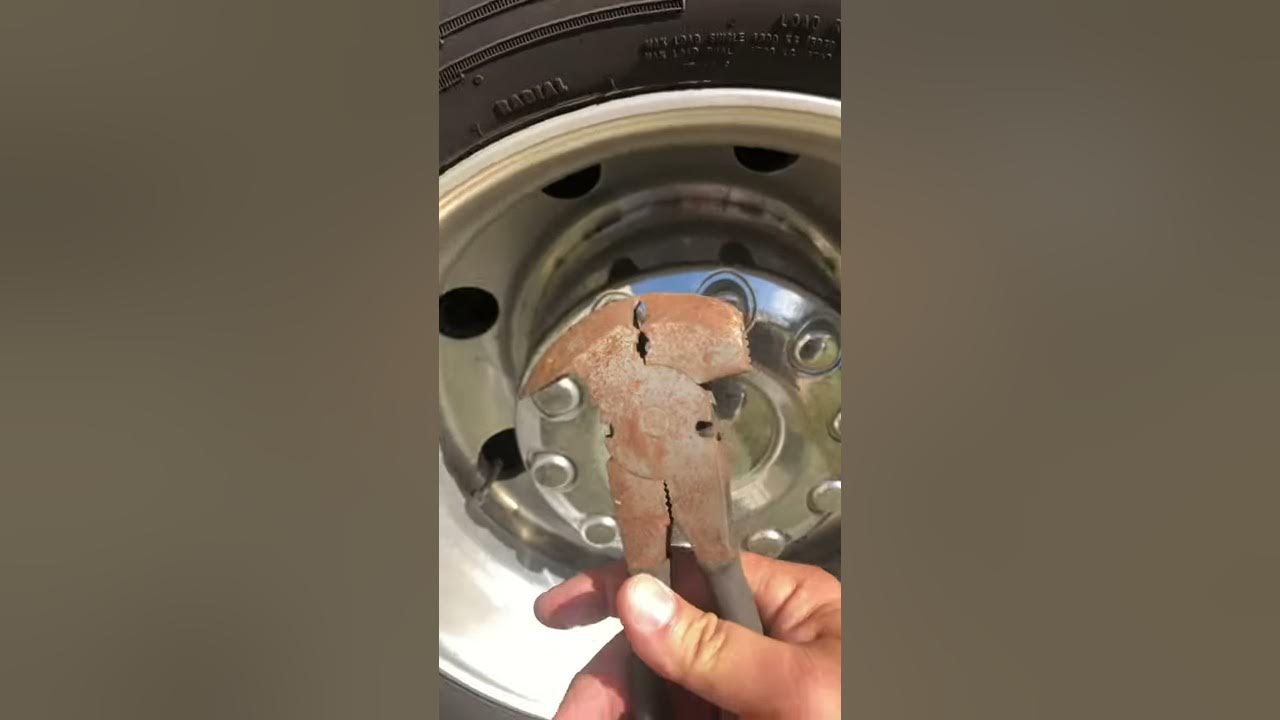 Removing Ford Dually wheel hub cap YouTube