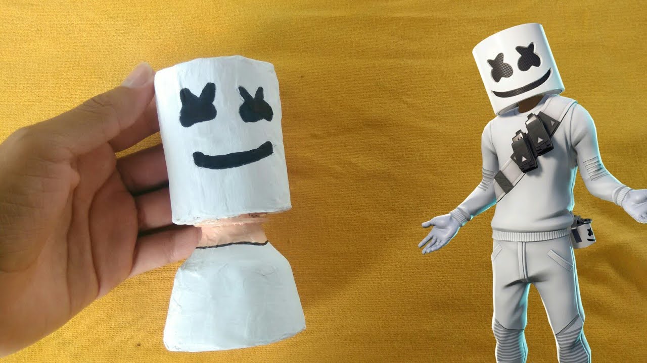 Así se hace a Marshmello con material reciclado / Marshmello DIY