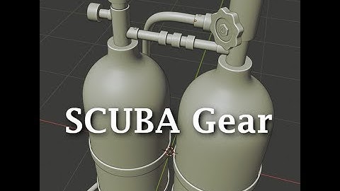 Blender 2.8: Modeling Scuba Gear (Part 2)