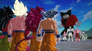 Goku Forms Team Vs Big Bosses Team - Dragon Ball Sparking! Zero