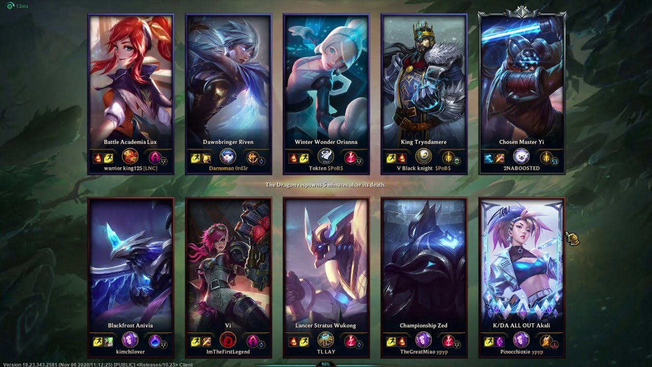 Riven mid Season 11..