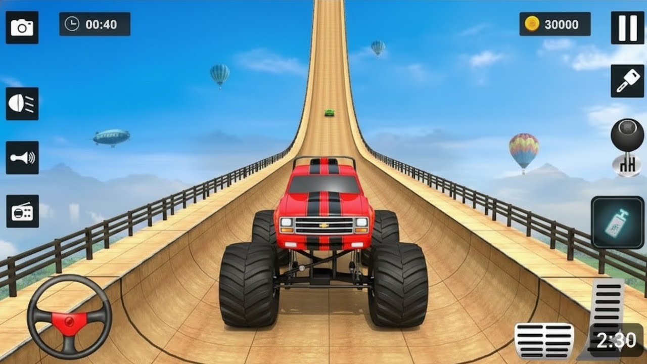 Extreme Monster Truck Stunt Racing 🚚💥 | Mega Ramp Challenge ||