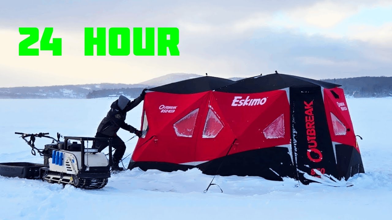 LAKE TROUT OPENER 2026 - Ice Camping in the Outbreak 850XDP