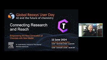 Global Reaxys User Day 2024 - Connecting Research and Reach - NewChem Science Inc.