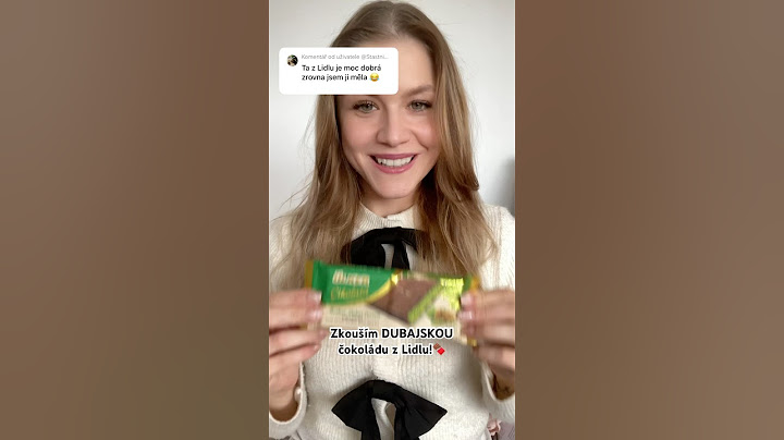 ZKOUŠÍM DUBAJSKOU ČOKOLÁDU Z LIDLU!🍫