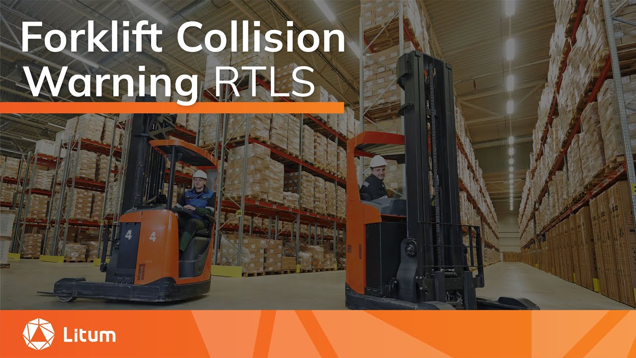 Forklift Tracking Collision Avoidance Rtls System Litum Iot Youtube