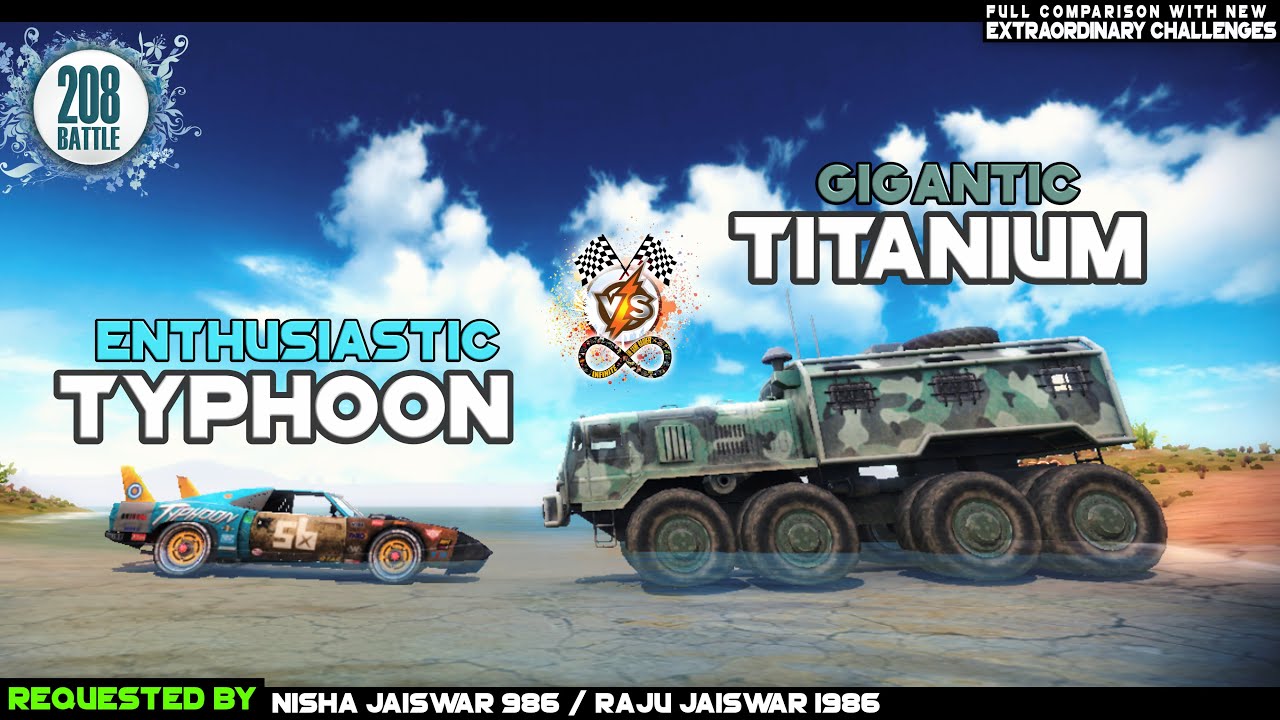 Off The Road TYPHOON vs TITANIUM 2024 Epic Battle OTR | CAR vs TRUCK ...