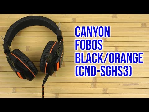 Распаковка Canyon Fobos Black/Orange CND-SGHS3