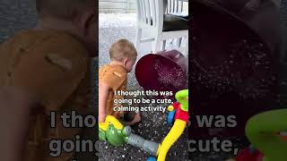 Toddler activity chaos #shorts