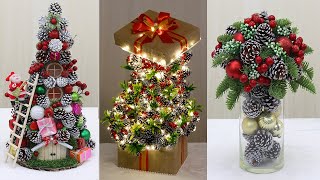 10 Christmas decoration ideas with pine cones, 10 Christmas Decoration