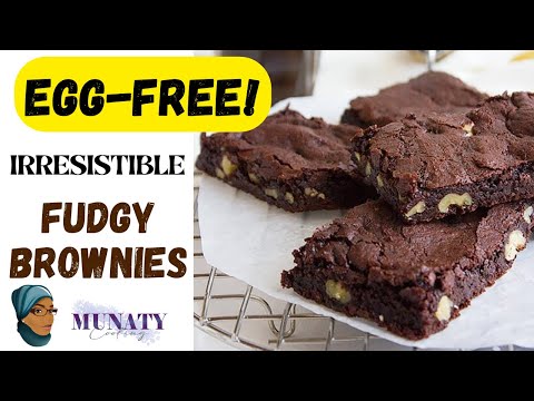 Chewy Egg Free Fudge Brownies Recipe