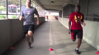 YSU Sprinters/Jumpers preseason hill climbs