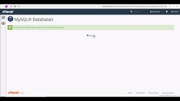 إنشاء قاعدة بيانات mysql و عن طريق cpanel وربطها بمستخدم و إعطائه صلاحيات التحكم