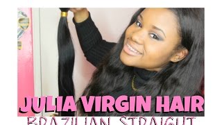 ❤ AliExpress Julia Virgin Hair - Brazilian Straight Initial Review ❤