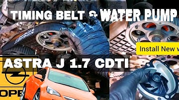 Opel Astra J | 1.7 cdti timing belt & water pump change