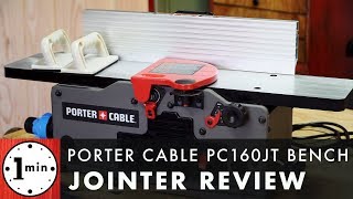 PC160JT Bench Jointer from Porter cable. Quick Review. SUBSCRIBE: https://goo.gl/Bzbjk7 MORE COOL STUFF: http://www.