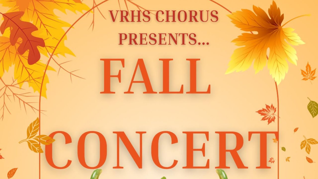 VRHS Chorus Fall Concert - YouTube