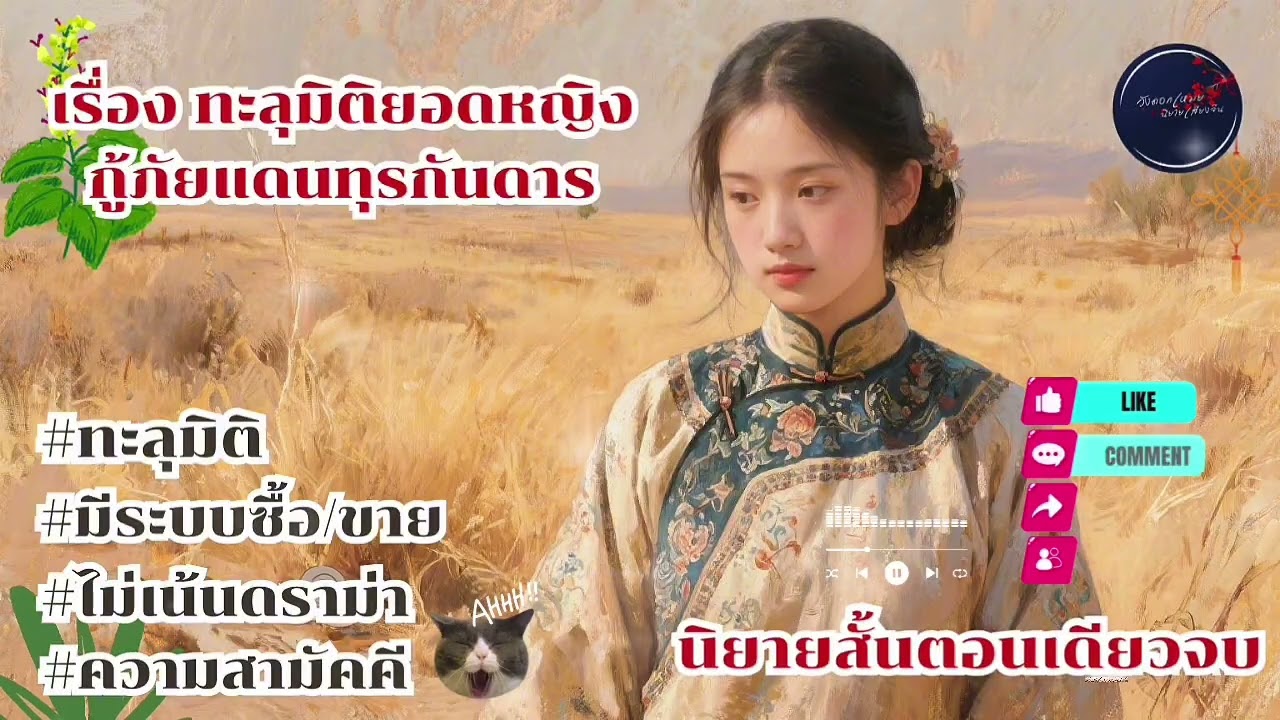 🎋นิยายเสียง•°ทะลุมิติยอดหญิงกู้ภัยแดนทุรกันดาร |•วังดอกเหมยนิยายเสียงจีน