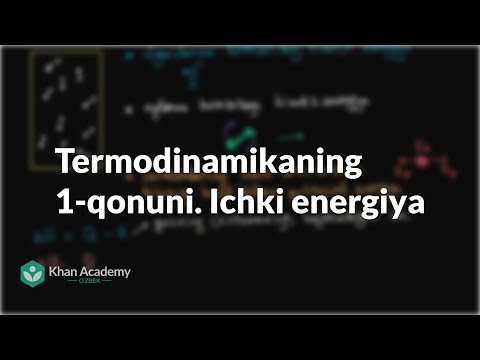 Termodinamikaning 1-qonuni. Ichki energiya | Termodinamika | Fizika