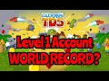 How Far Can A Level 1 Account Go In BTD5 (Live)