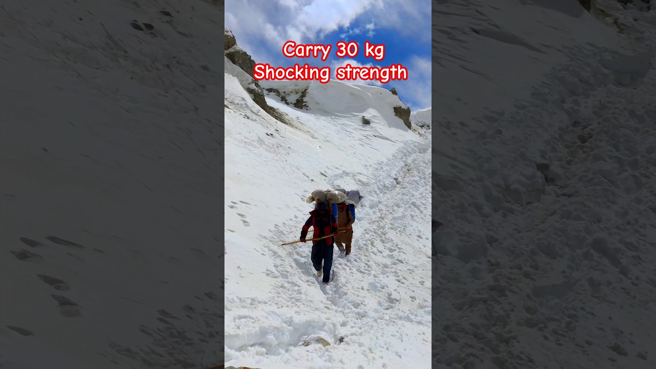 Karakoram Trek: Porters Carry 30kg Barefoot?! Shocking Strength 