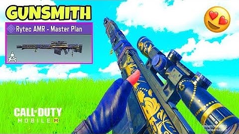 FAST ADS + NO RECOIL + LONG RANGE 1-SHOT RYTEC AMR GUNSMITH | RYTEC AMR GUNSMITH COD MOBILE BR