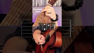 Everybody Hurts Guitar Tutorial! #shorts #guitar #youtubeshorts #music #guitarra #musica #love