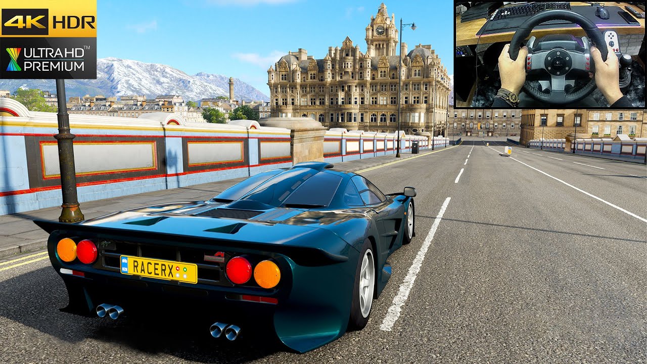 Mclaren F1 GT Forza Horizon 4 Logitech g27/g29 4K HDR Gameplay