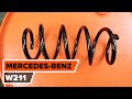 How to change front springs on MERCEDES-BENZ (W211) E-Class [TUTORIAL AUTODOC]