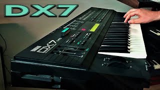 YAMAHA DX7 II Synthesizer - 80s Miami Vice style - YouTube