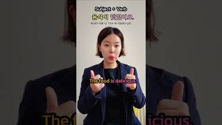 Korean Word Order Its Delicious.