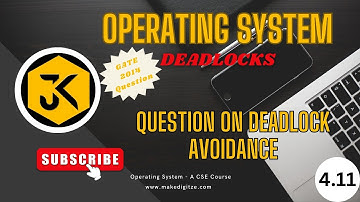 4.11 GATE 2014 Question on Deadlock Avoidance | An OS uses Bankers Algorithm | Solution #gate