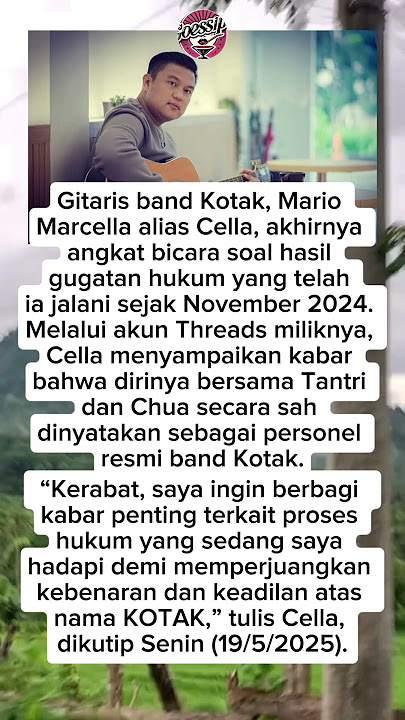Tantri Cs Menang Gugatan Band Kotak, Posan Tobing: Hoax #beritaviral #beritaterkini