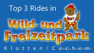 Top 3 Rides In Wild & Freizeitpark Klotten