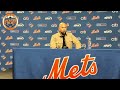Carlos Beltran reacts to Mets retiring his No. 15