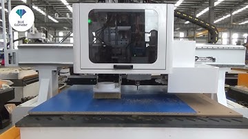 ELE1631 Auto Loading and Unloading ATC CNC Nesting Machine making cabinets