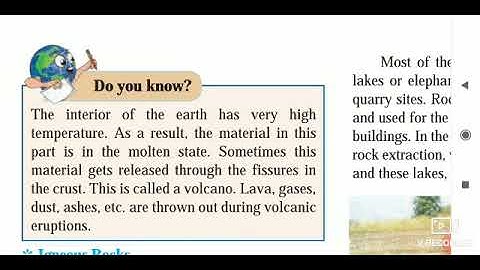 👆 Std - 6th Sub - Geography L. No. 7. Rocks and Rock Types ( Part 2)