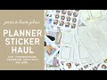 PLANNER STICKER HAUL | feat. Paperchicplans, Papershire, Happydaya, Stickwiththeplanco and more