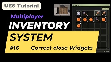 How to close & open correct Widgets #16 | Multiplayer Inventory System in Unreal Engine 5