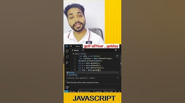 Get Year Get Day In Javascript