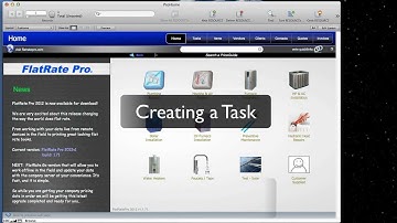 Create a Flat Rate Task